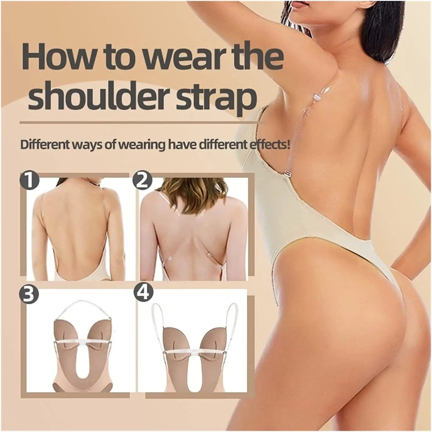 LL®INVISIBLE BACKLESS BODYSUIT （BUY 1 GET 1 FREE）(2 PACK)